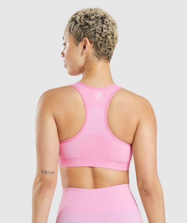 Damske Športové Podprsenky Gymshark Vital Seamless 2.0 Ruzove | BG3186509